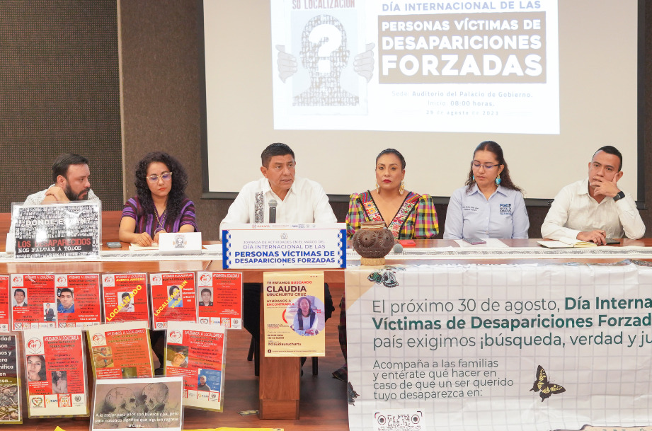 Anuncia Gobernador Salomón Jara Cruz reconstrucción del Sistema Estatal de Búsqueda