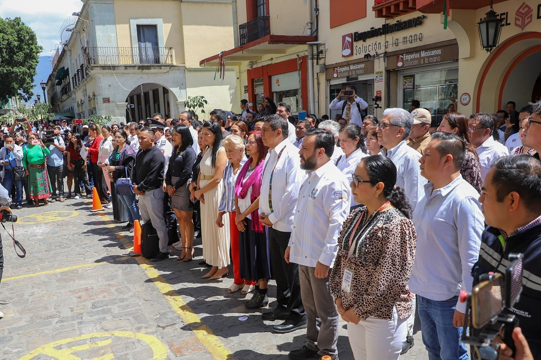 Encabeza Gobernador Salomón Jara Segundo Simulacro Nacional 2023 desde Palacio de Gobierno