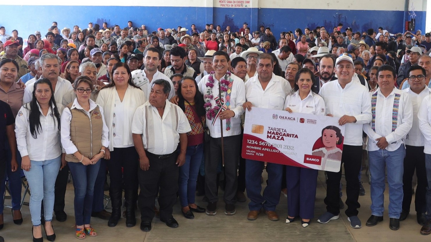 Llega la transformación a Villa Díaz Ordaz con inversión en caminos, salud, alimentación, cultura y más