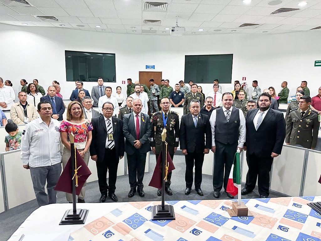 Participa SSPC en ceremonia de reconocimiento al Bicentenario del Heroico Colegio Militar