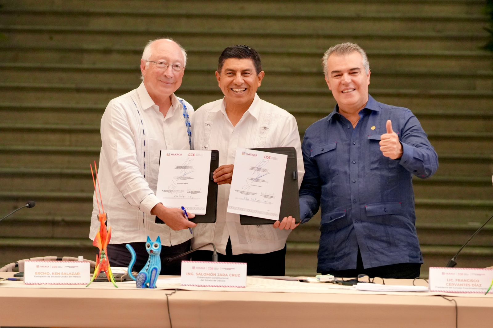 Oaxaca es la nueva tierra de las oportunidades para la inversión responsable e incluyente: Gobernador Salomón Jara