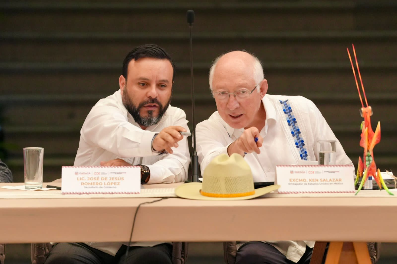 Firma de Iniciativa Oaxaca, muestra que en la entidad hay paz social, gobernabilidad y seguridad