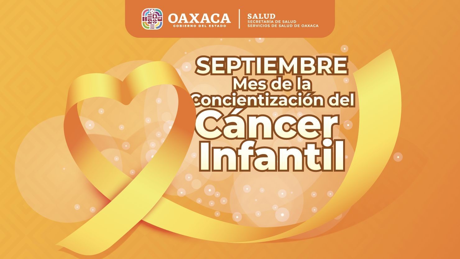 Septiembre, mes de la concientización del cáncer infantil