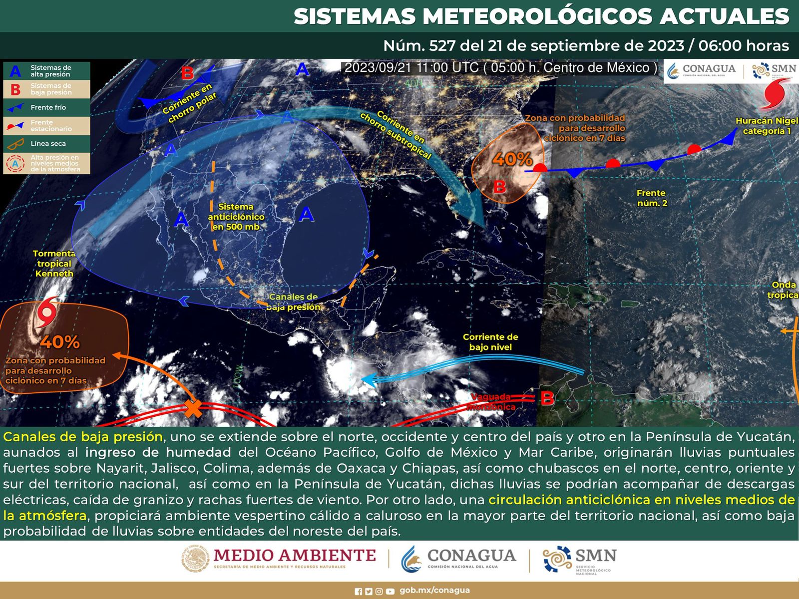 Pronostica Protección Civil poca probabilidad de precipitaciones