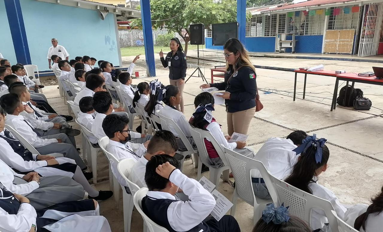 Promueve SSPC un ciberespacio seguro a través de jornadas de prevención en San Juan Bautista Tuxtepec