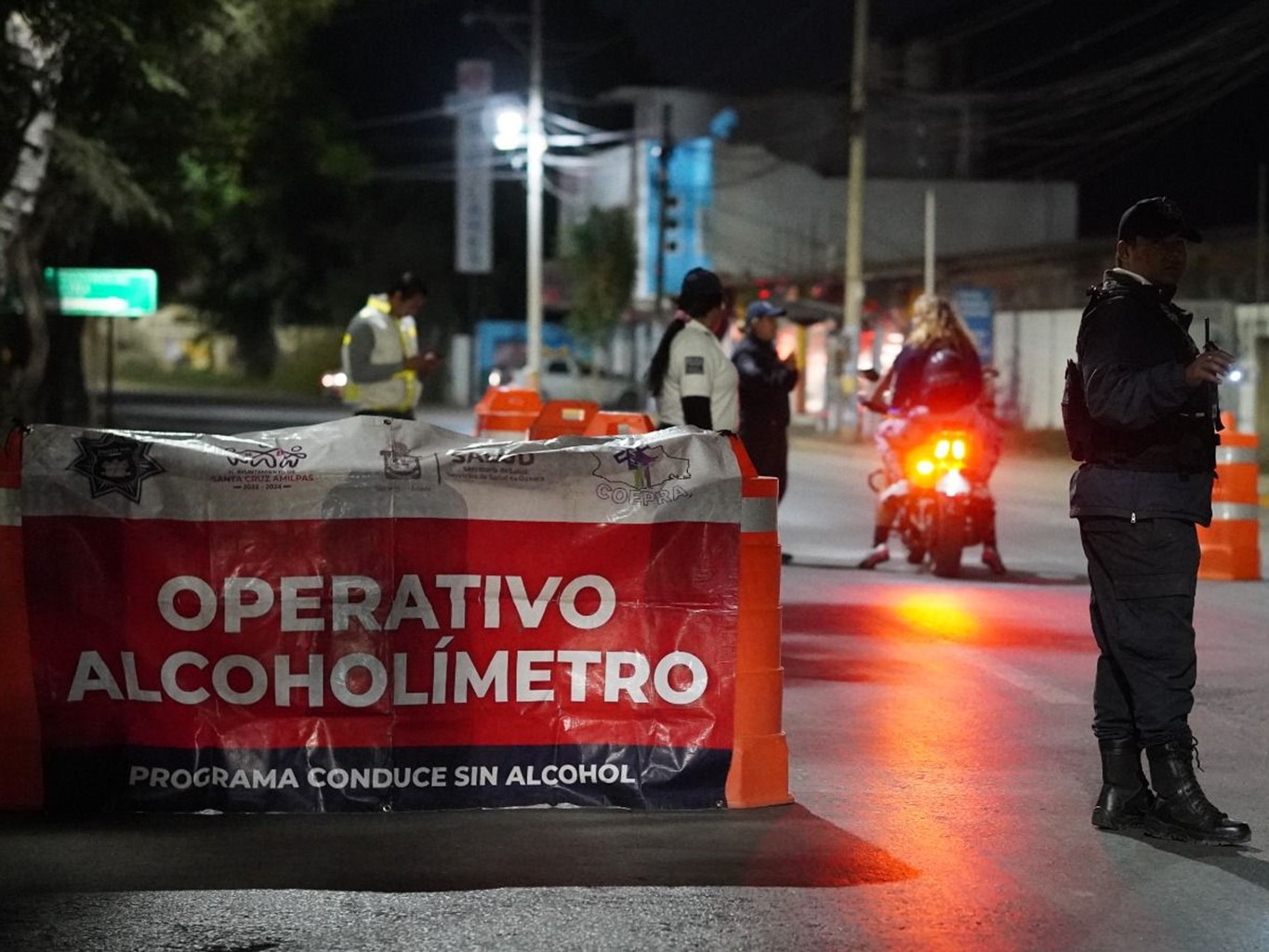 Implementan puntos de control en 8 municipios para disminuir índices de accidentes viales