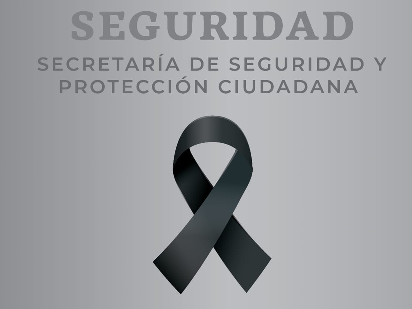 Lamenta SSPC fallecimiento de elemento de la Policía Estatal, en cumplimiento de su deber