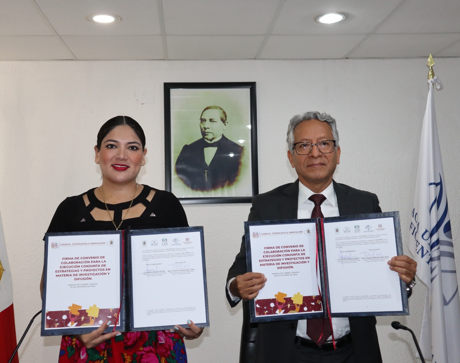 Fortalecerán Cocitei y PJEO sistema de justicia oaxaqueño con firma de convenio
