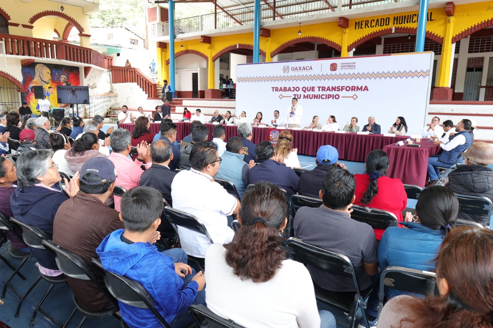 Acude Salomón Jara a Natividad con la Estrategia Trabajo que Transforma tu Municipio