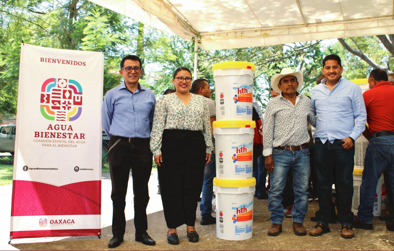 Intensifica Gobierno del Estado acciones de desinfección del agua en municipios de Valles Centrales
