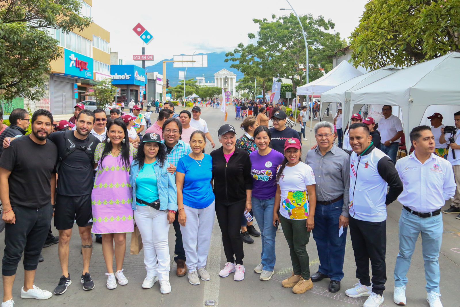 Felicidad y unidad familiar distinguen a la DivertiRuta encabezada por el Sistema DIF Oaxaca