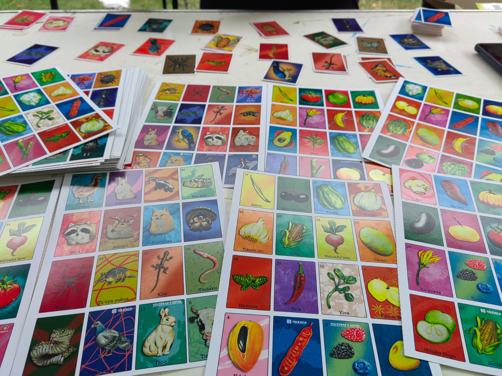 Seculta y Cedelio crean lotería en mixteco para contribuir a la revitalización de la lengua