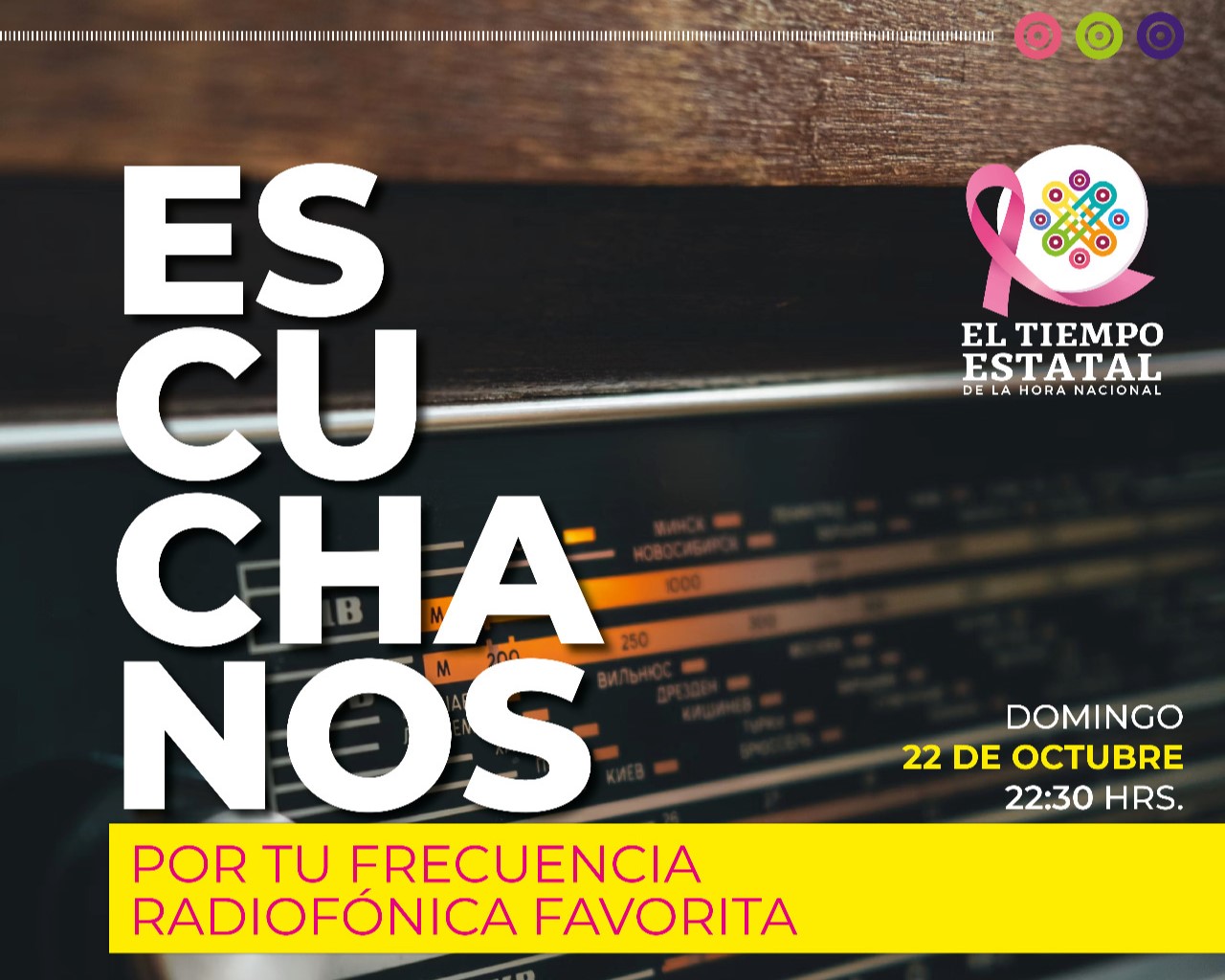 Compartirán detalles del CIRRSU en El Tiempo Estatal de la Hora Nacional