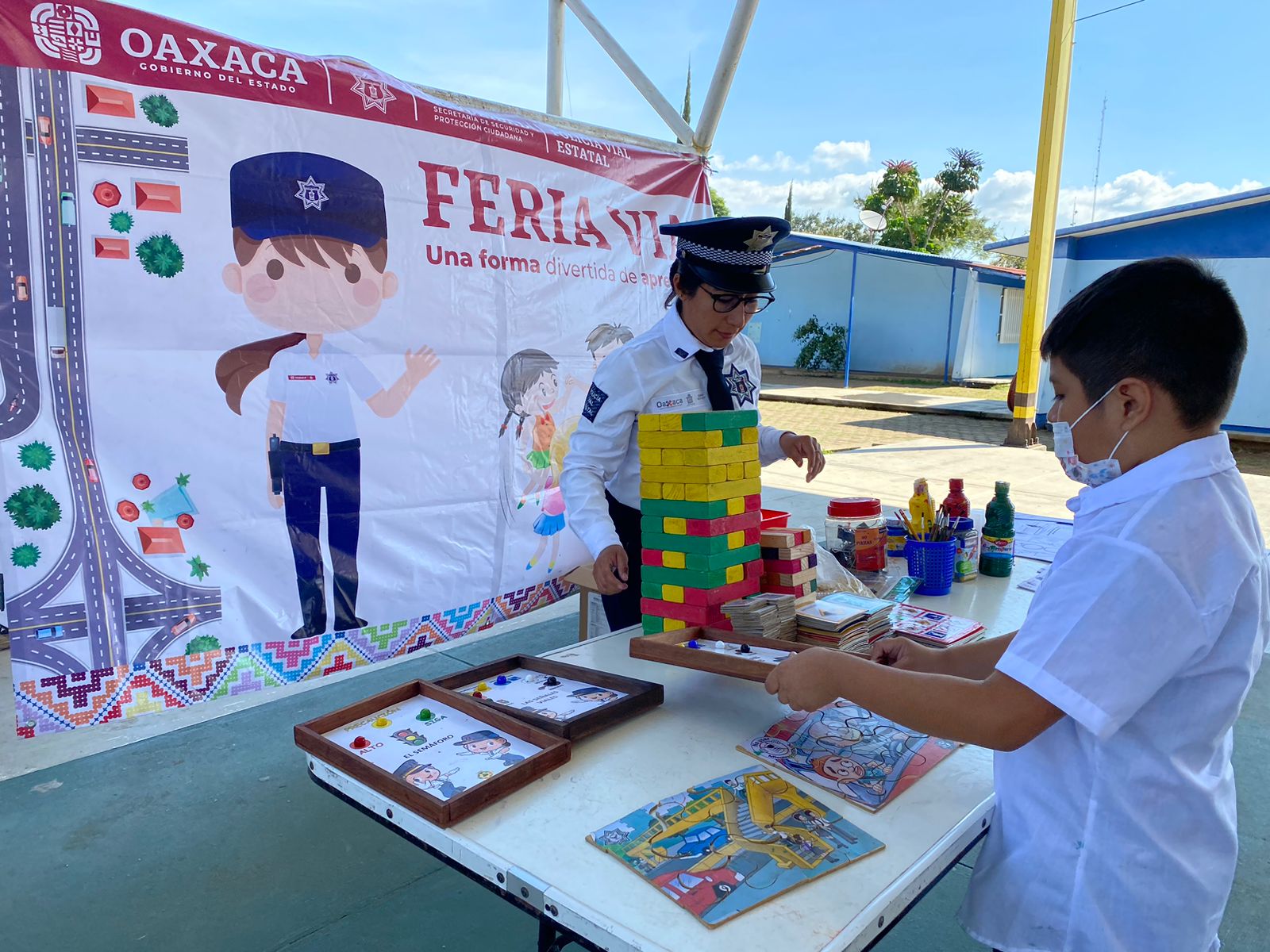 Fortalece SSPC la cultura vial en la comunidad escolar de Zaachila