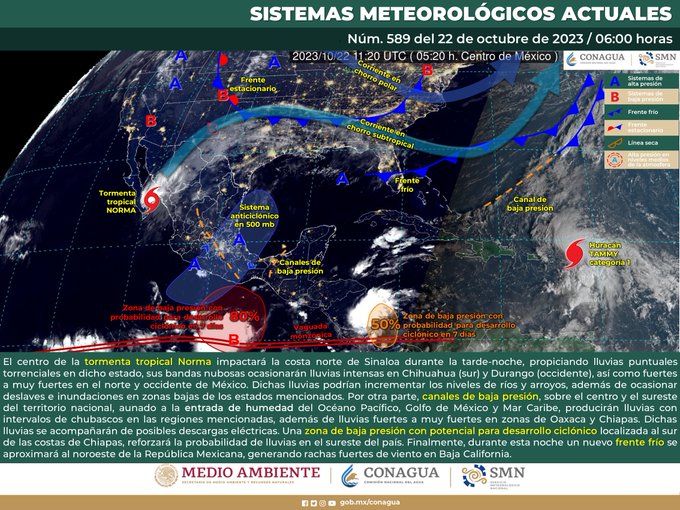 Prevén lluvias y tormentas aisladas en sectores de Costa y Sierra Sur