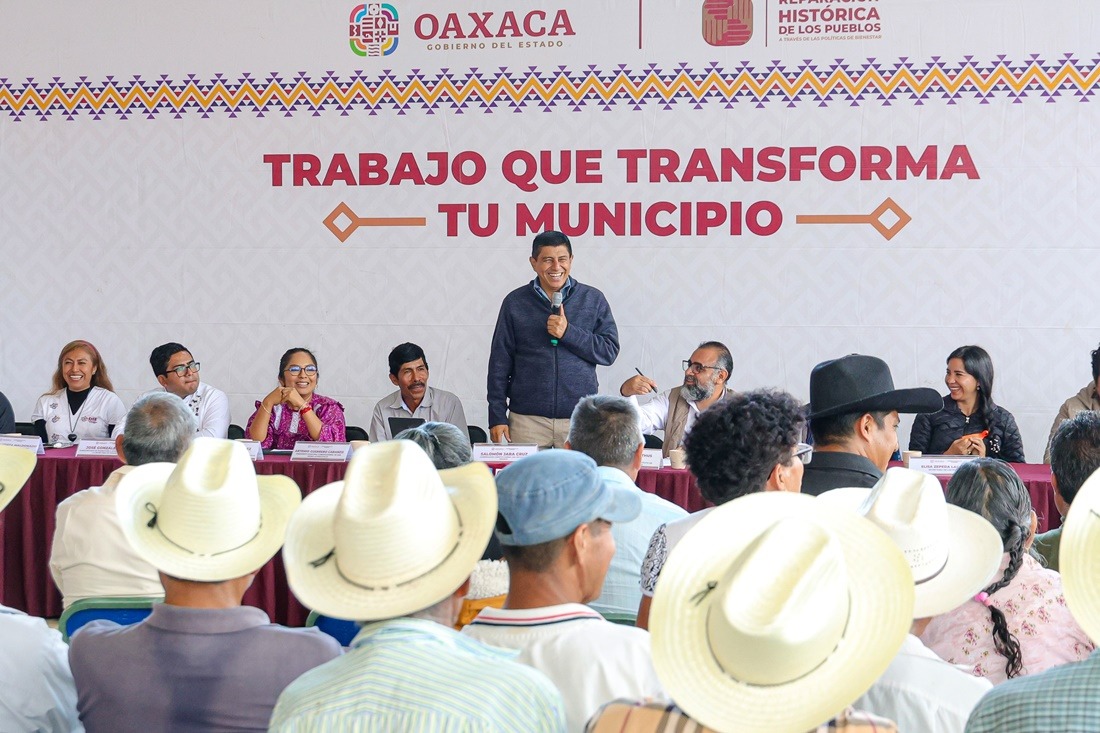 Apuesta Gobierno de Oaxaca a la autosuficiencia alimentaria en San Pedro Ocopetatillo