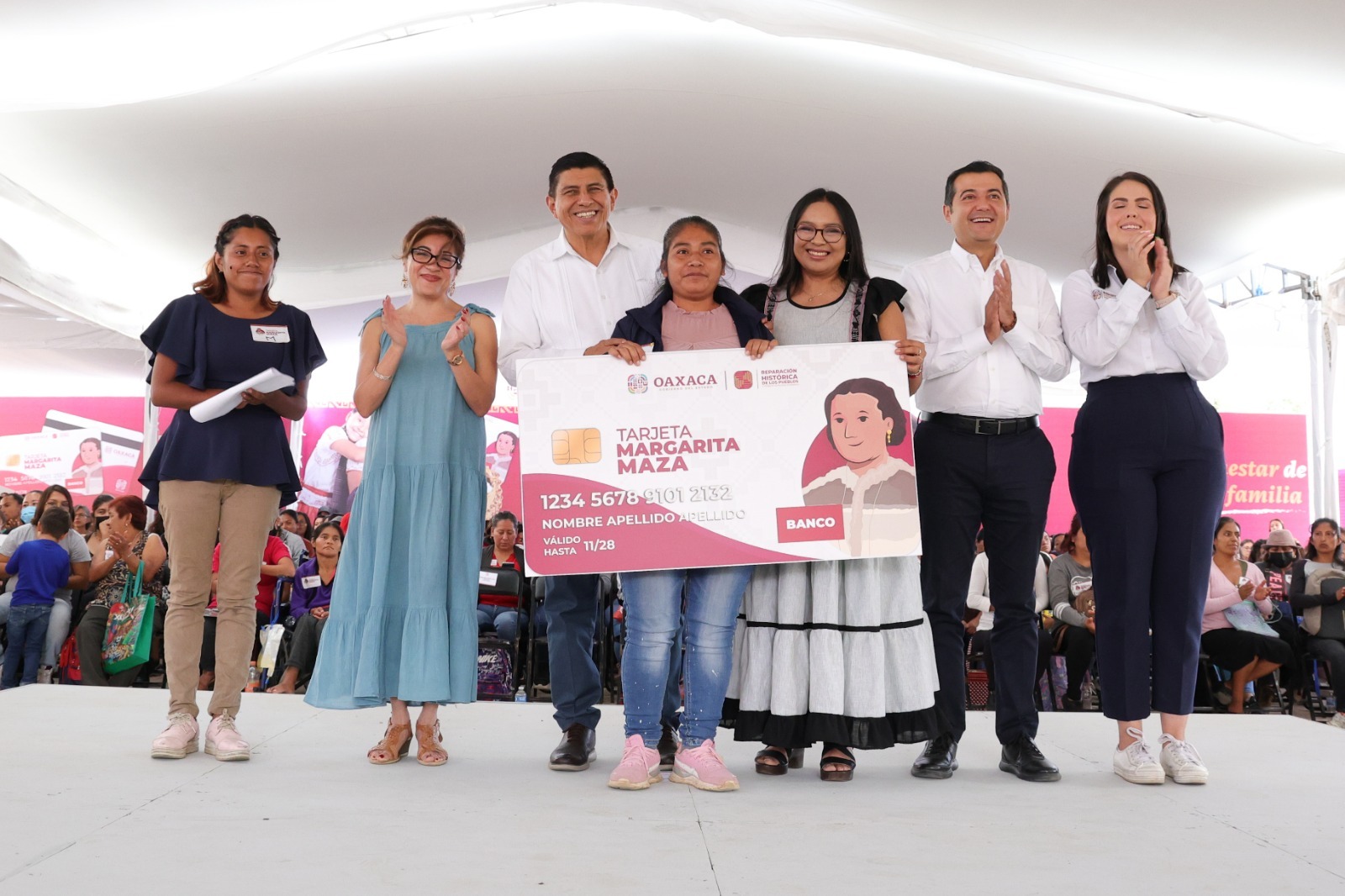 Tarjetas Margarita Maza llegarán a 25 mil jefas de familia y se aumentará el apoyo: Salomón Jara Cruz