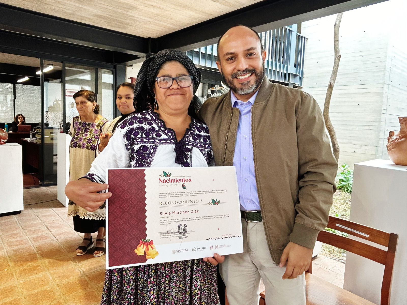 Galardona IFPA a personas artesanas ganadoras en el XVIII Concurso Estatal de Nacimientos Oaxaqueños 2023