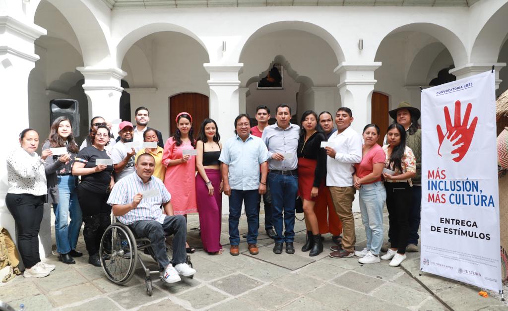 Entrega Seculta estímulos a proyectos ganadores de la convocatoria Más Inclusión, Más Cultura