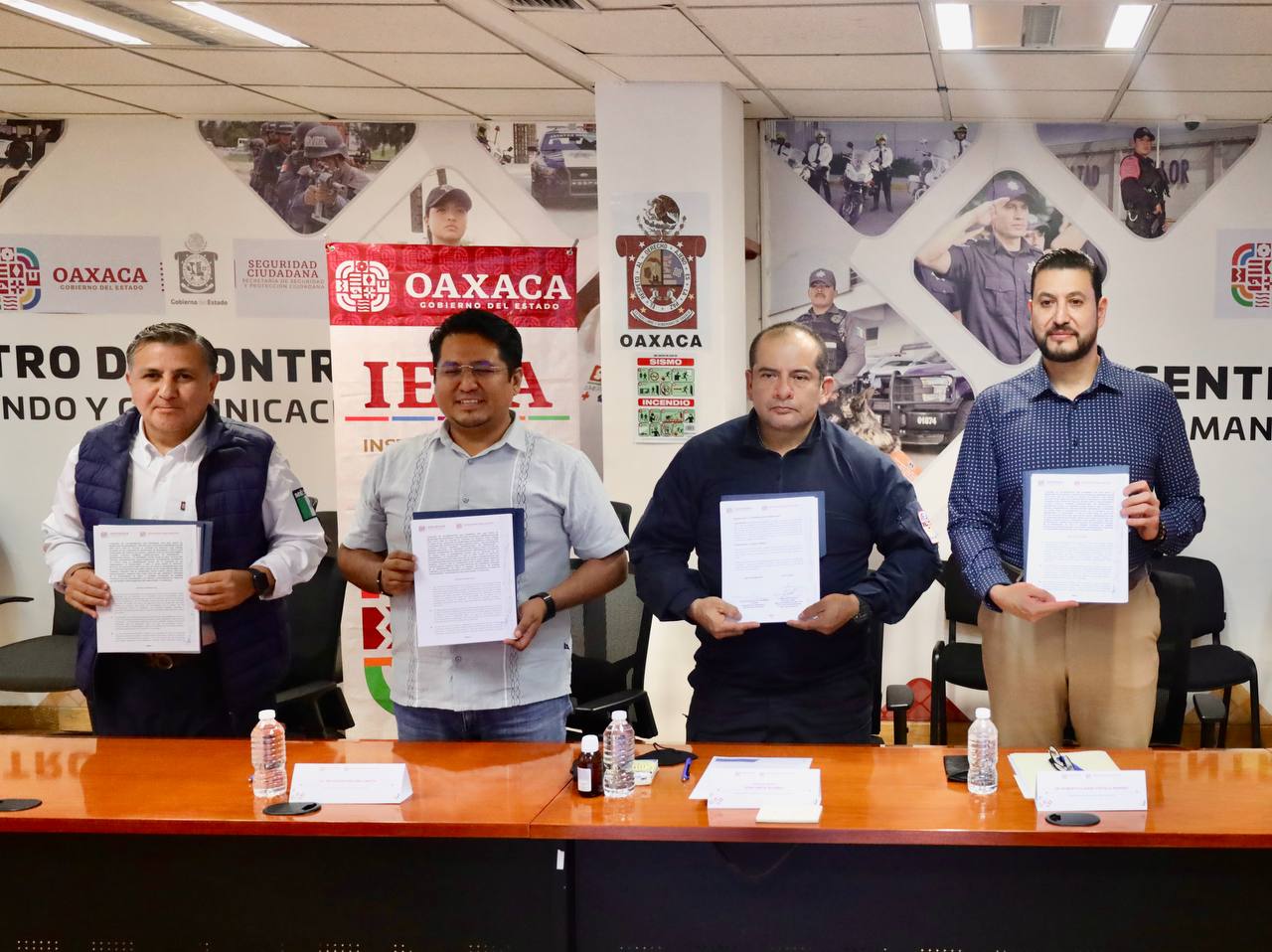 Garantizan IEEA y SSPC derecho a la educación de PPL con firma de convenio