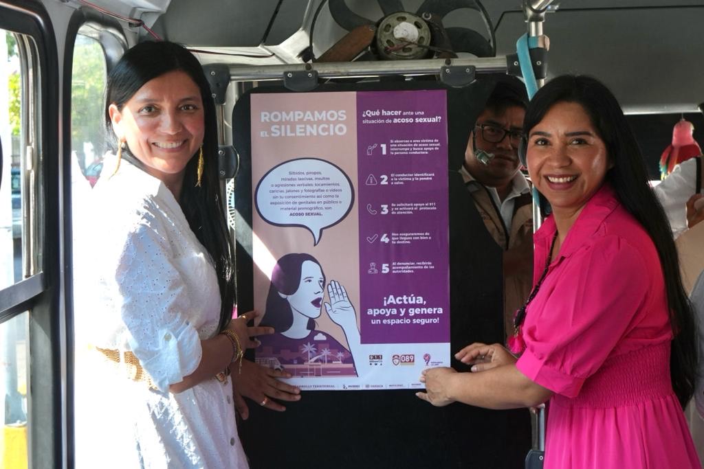 Implementan Lineamientos para la Prevención y Atención de Acoso Sexual contra las Mujeres en el Transporte Público Colectivo de Salina Cruz