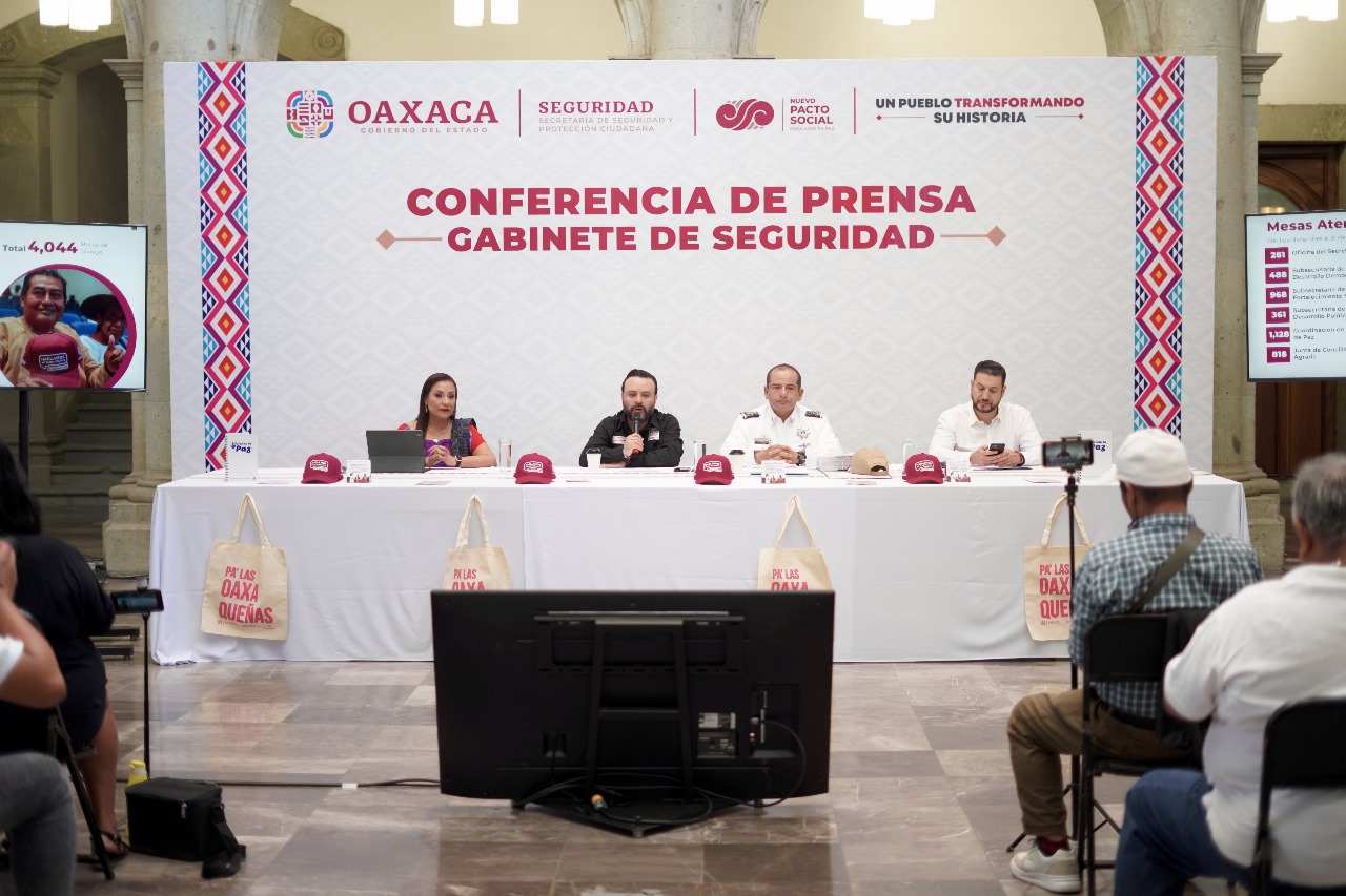 Trabaja SSPC por la transformación de Oaxaca, con paz y seguridad