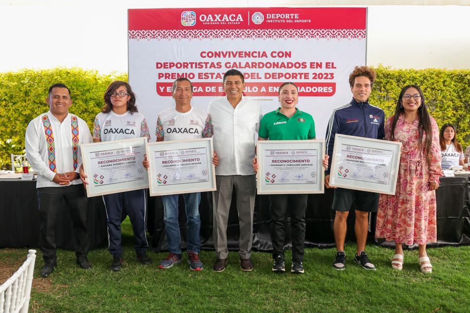 Ofrece Gobierno de Oaxaca mayores estímulos para el deporte oaxaqueño