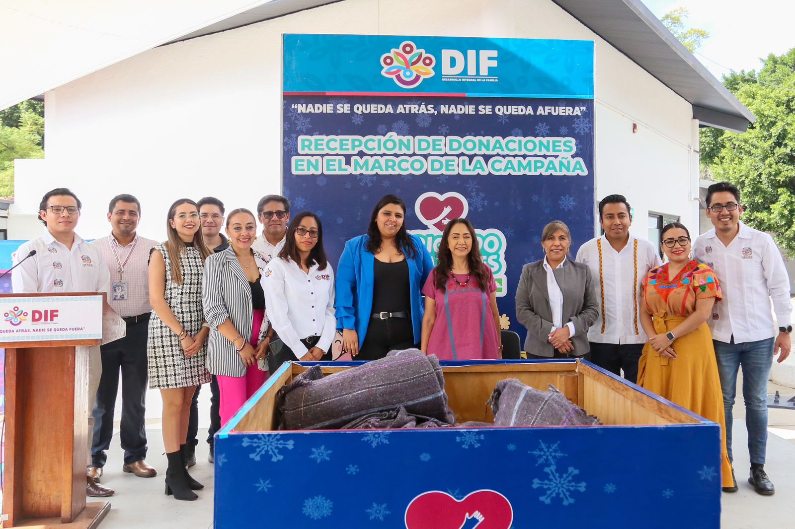 Se suma la Coordinación de Comunicación Social a la campaña Abrigando Corazones