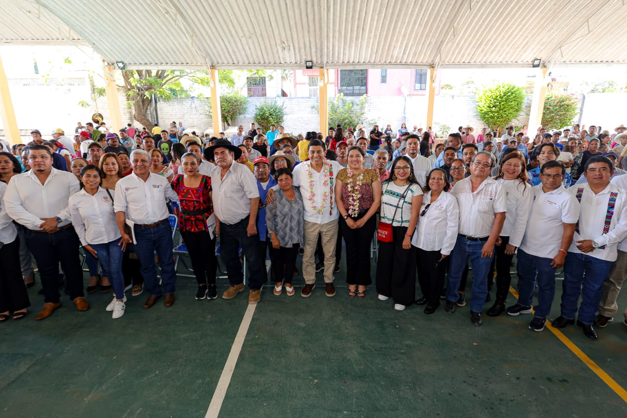Avanza la transformación de Oaxaca; con más de 25 mdp se impulsa el desarrollo de Santo Domingo Tonalá