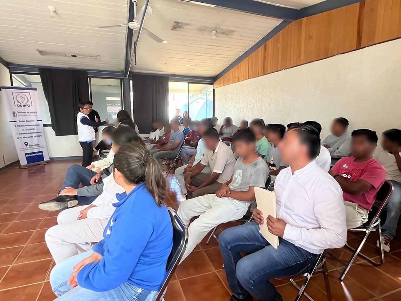Orienta SSPC a jóvenes privados de su libertad sobre derechos humanos