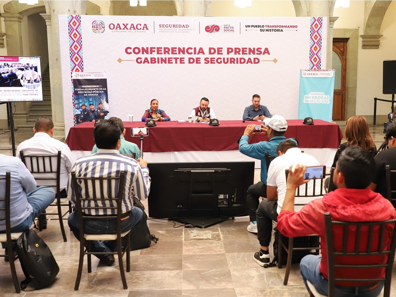 Refuerza SESESP acciones para mantener a Oaxaca como un estado seguro