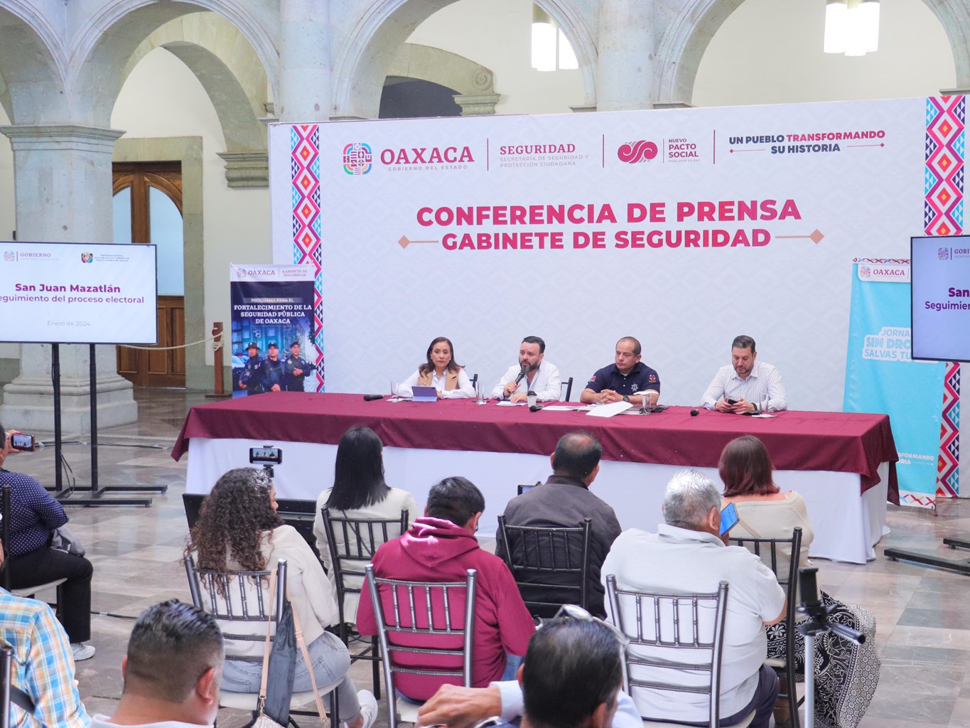 Fortalece SSPC paz y tranquilidad en el territorio oaxaqueño