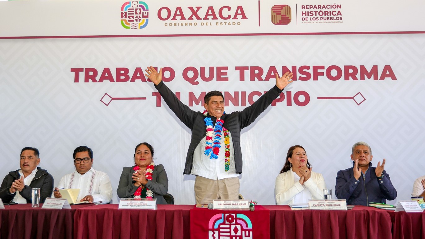 Apoya Gobierno Estatal a San Juan Lachigalla con más de 16 mdp