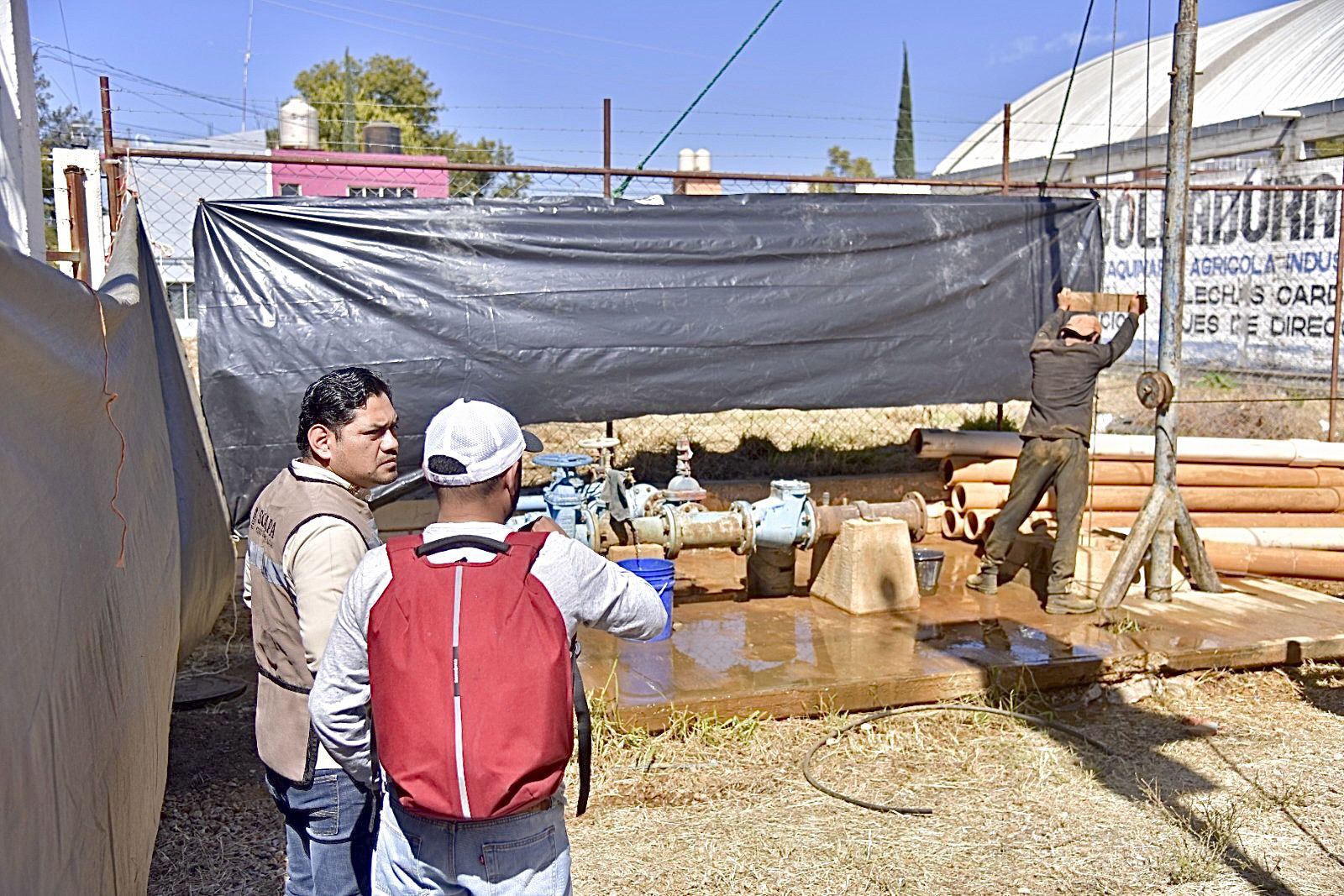 Realiza Soapa mantenimiento del pozo profundo Santa Rosa-IVO