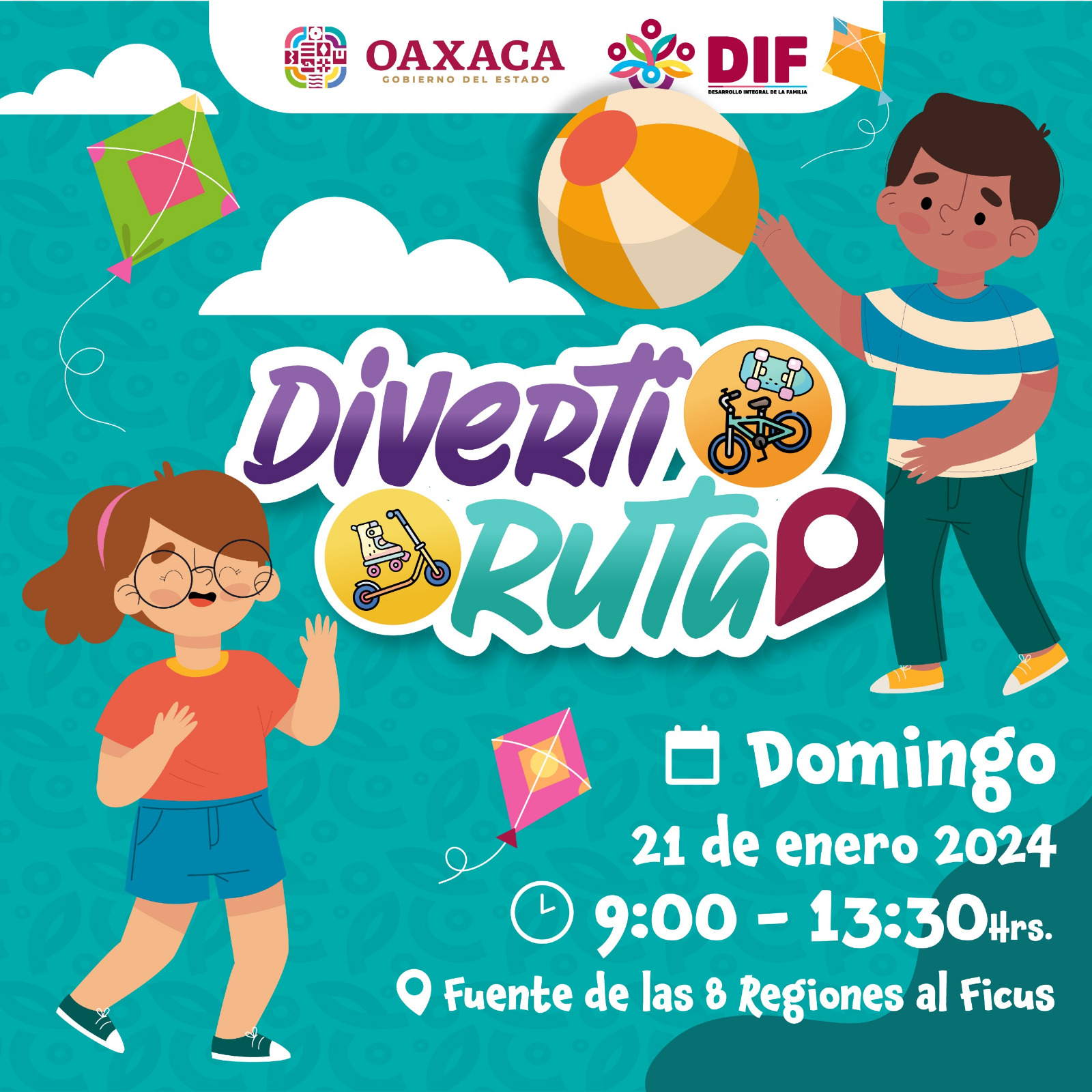 Invitan a la Diverti Ruta de este domingo 21 de enero
