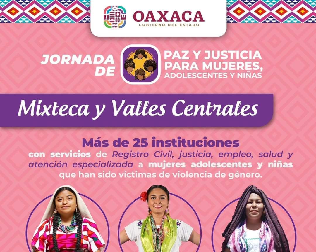 Llega Jornada de Paz y Justicia a la Mixteca y Valles Centrales