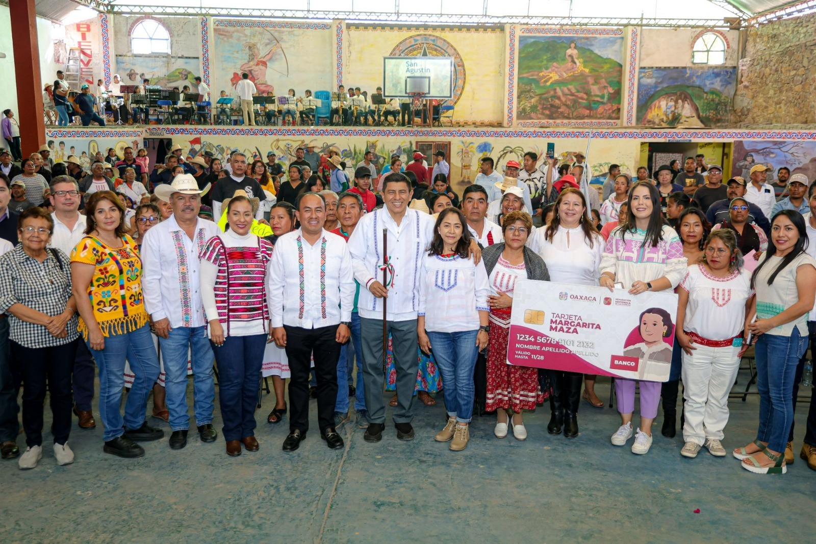 Mediante la estrategia Trabajo que Transforma tu Municipio se impulsa el desarrollo de San Agustín Tlacotepec