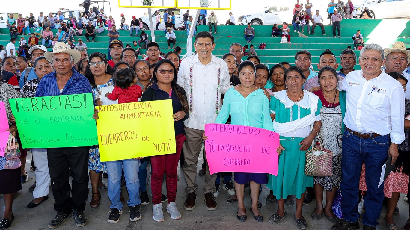 En Yutanduchi de Guerrero, Gobierno del Estado refrenda su compromiso con los pueblos de Oaxaca