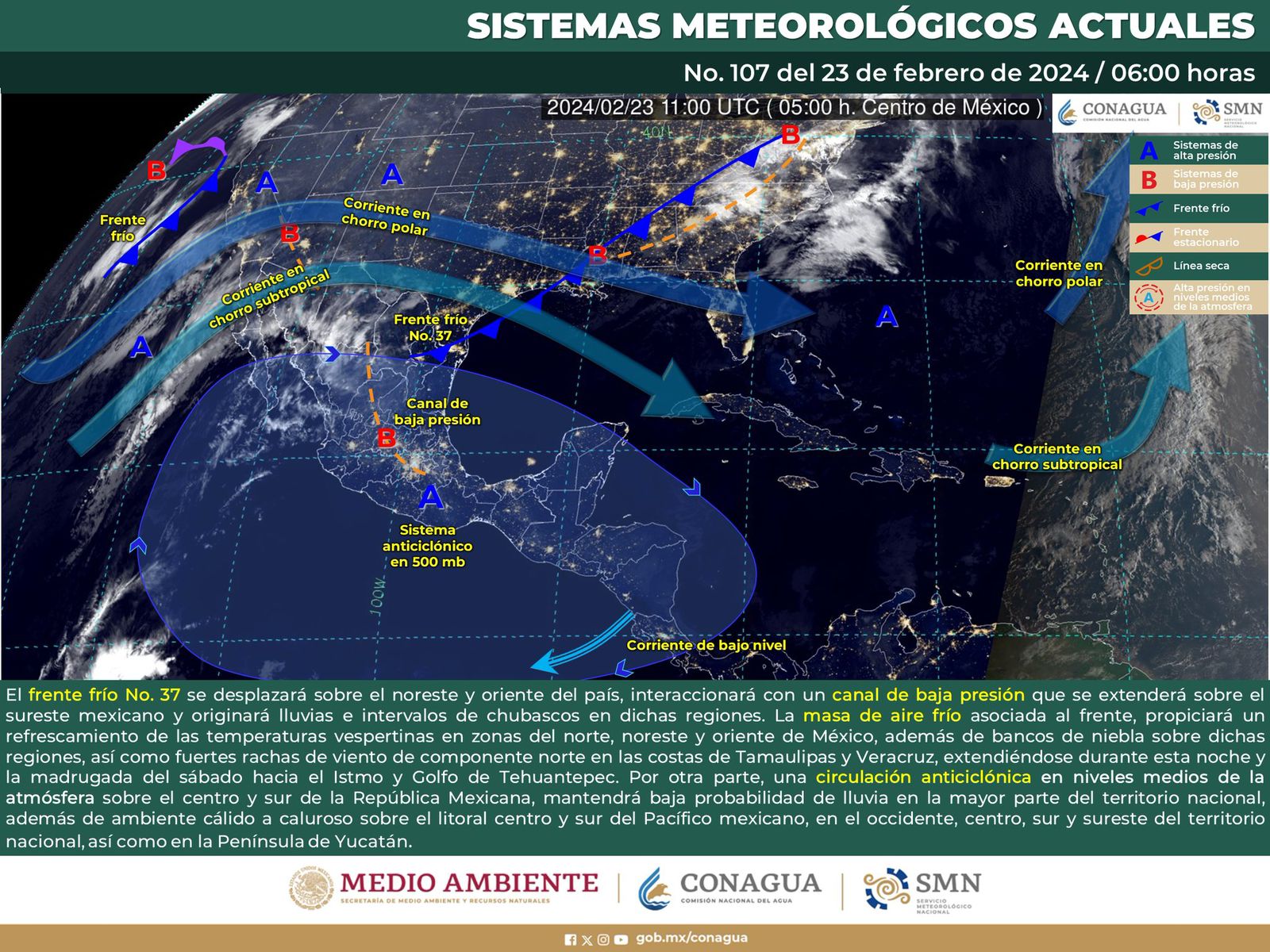 Ambiente caluroso, lluvias nulas y ligeros vientos del norte continuarán para este viernes