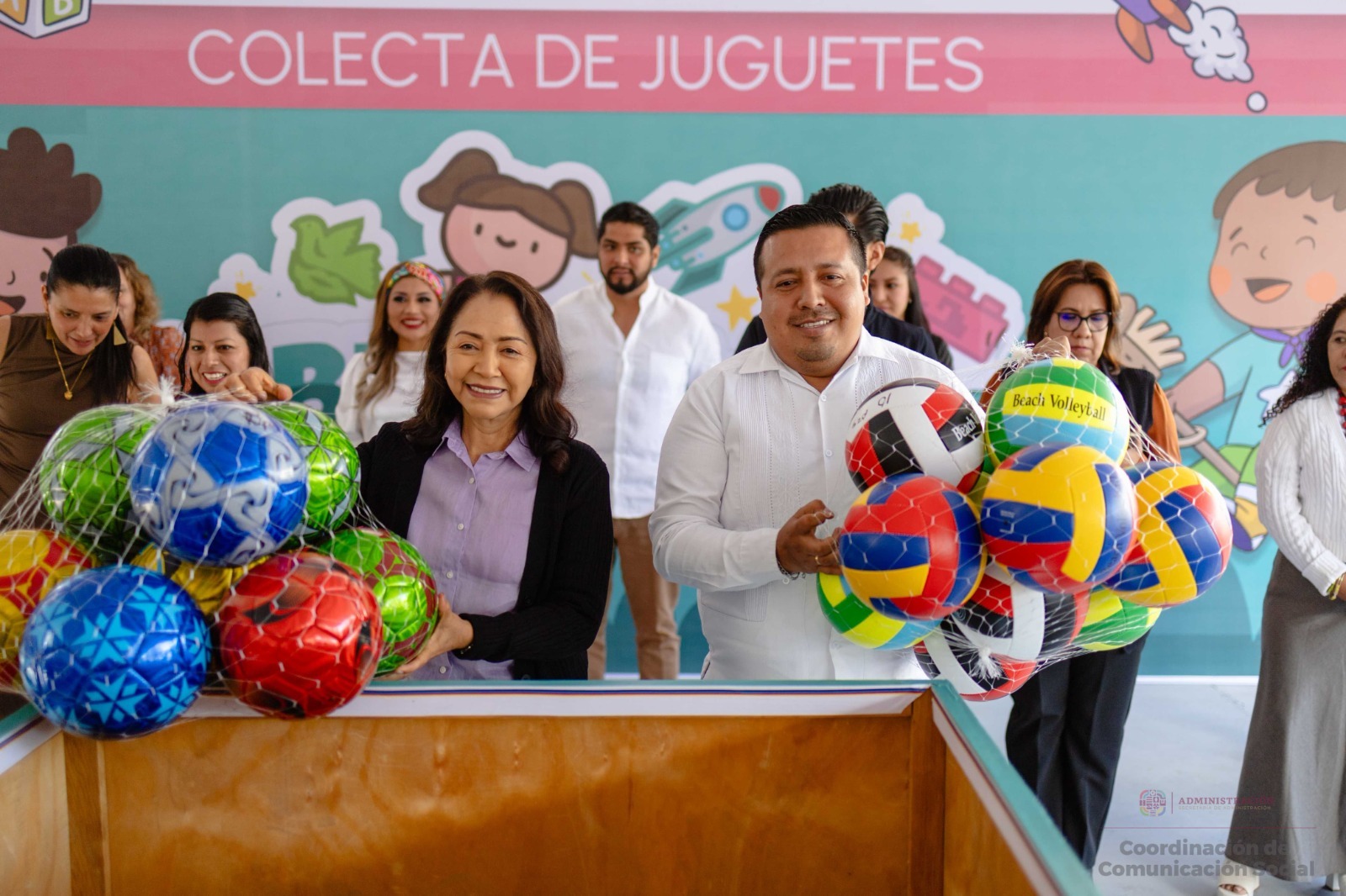 Secretaría de Administración se suma a la colecta de juguetes Bidao Tsia