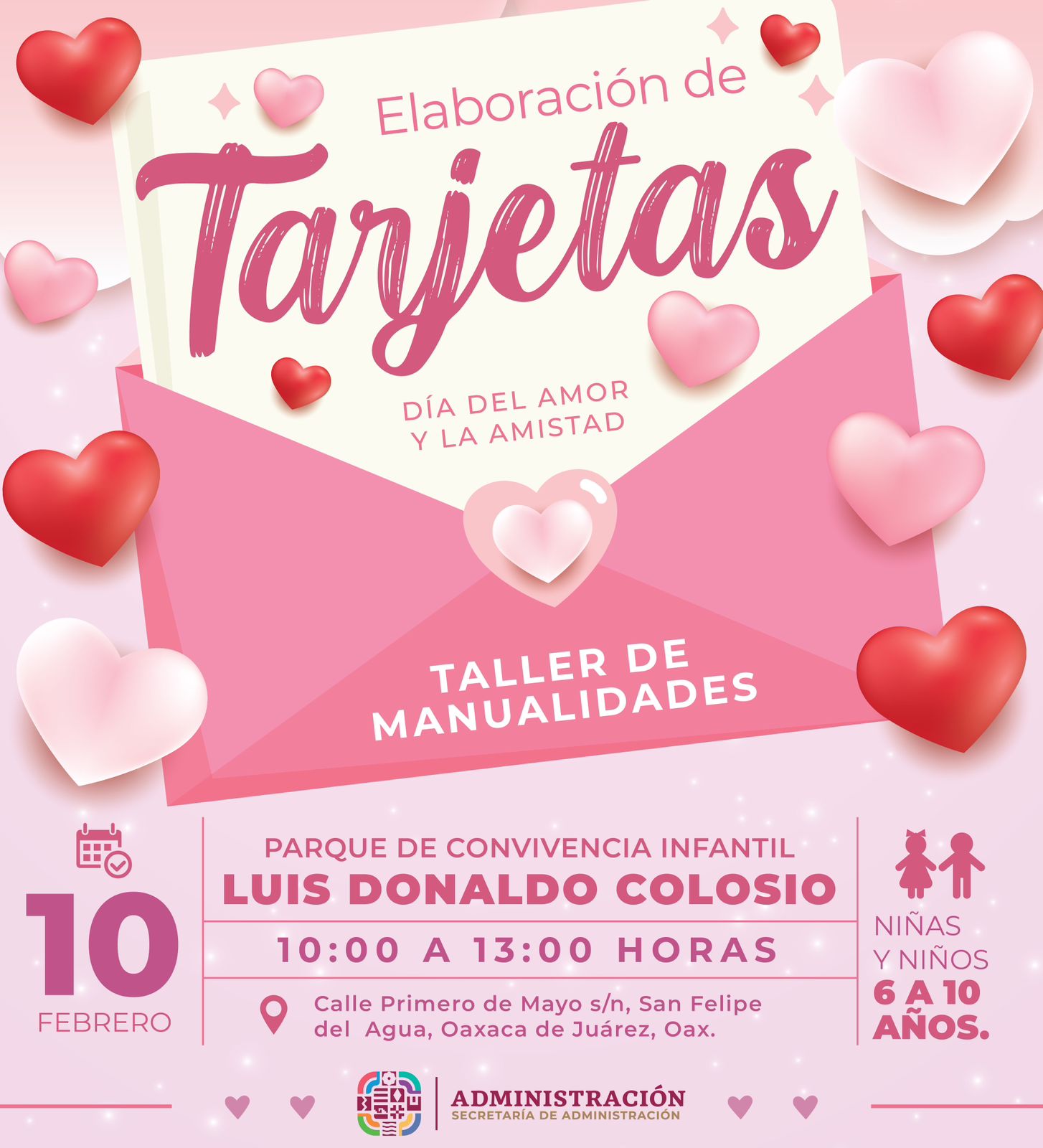 En el mes del amor y la amistad se invita a disfrutar de actividades en los parques del Gobierno del Estado