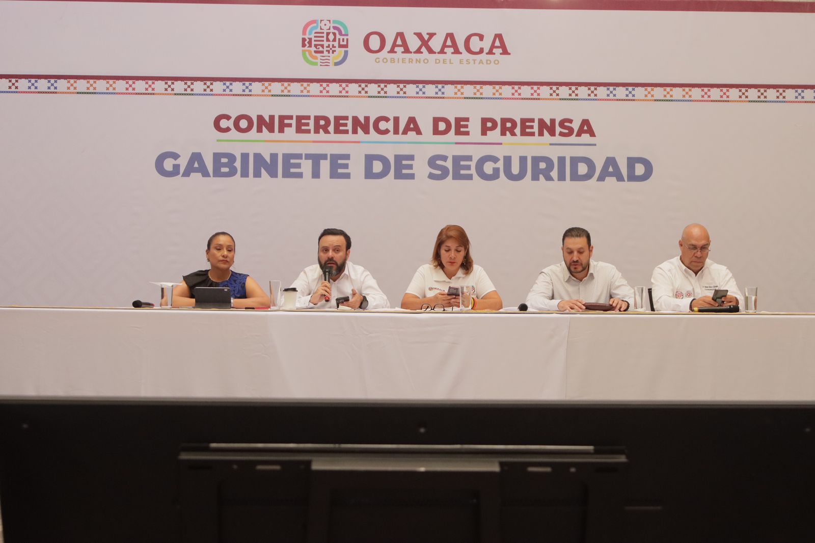 Trabajan corporaciones de seguridad para salvaguardar la integridad física y patrimonial de las y los oaxaqueños
