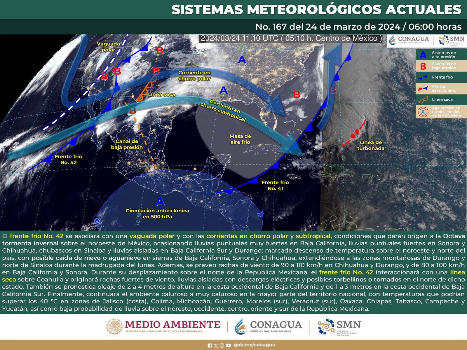 Se espera ambiente caluroso a muy caluroso en algunas regiones del estado