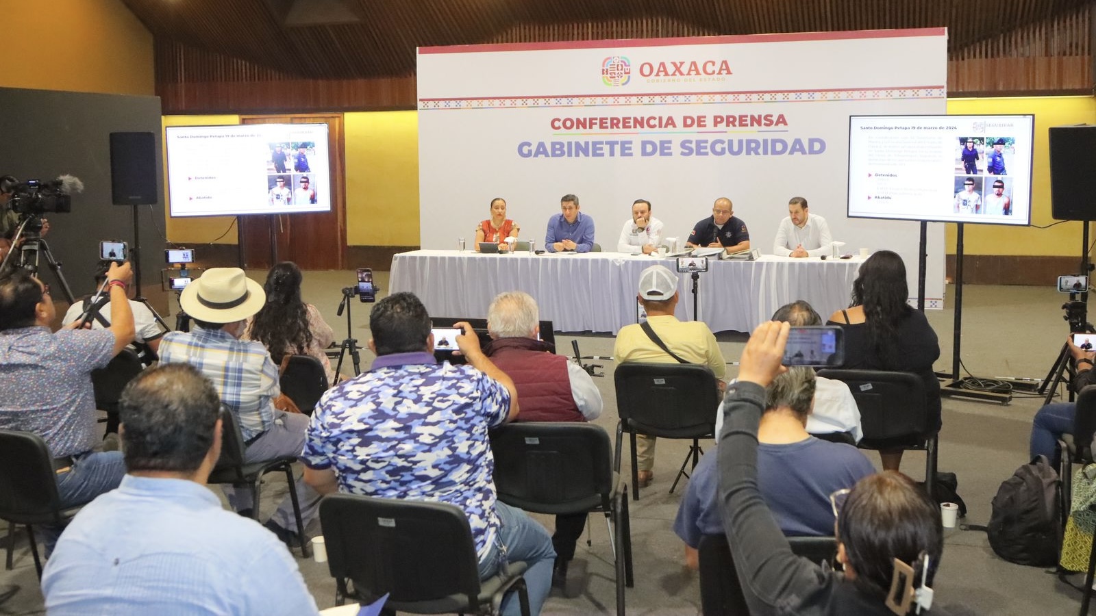 Informa Sego avances del Programa Oaxaca Segura