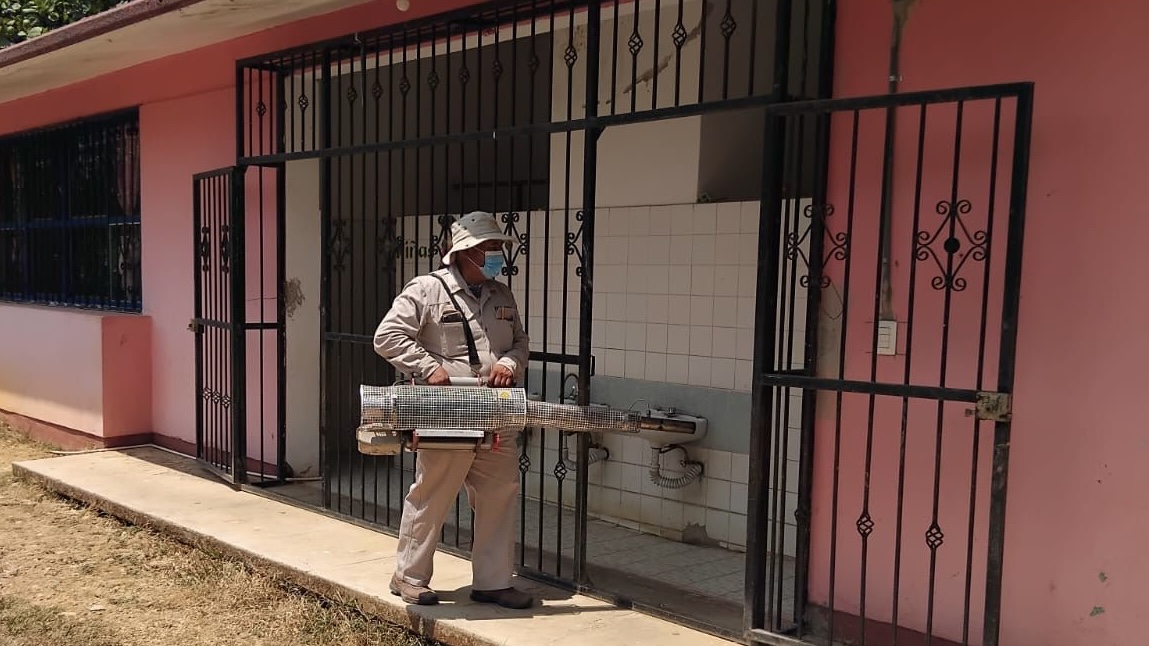Continúa la Jornada Nacional de Lucha contra Dengue en la Mixteca