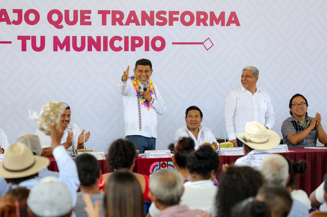 Garantiza Gobierno de Oaxaca bienestar para la población de Santa María Cortijo