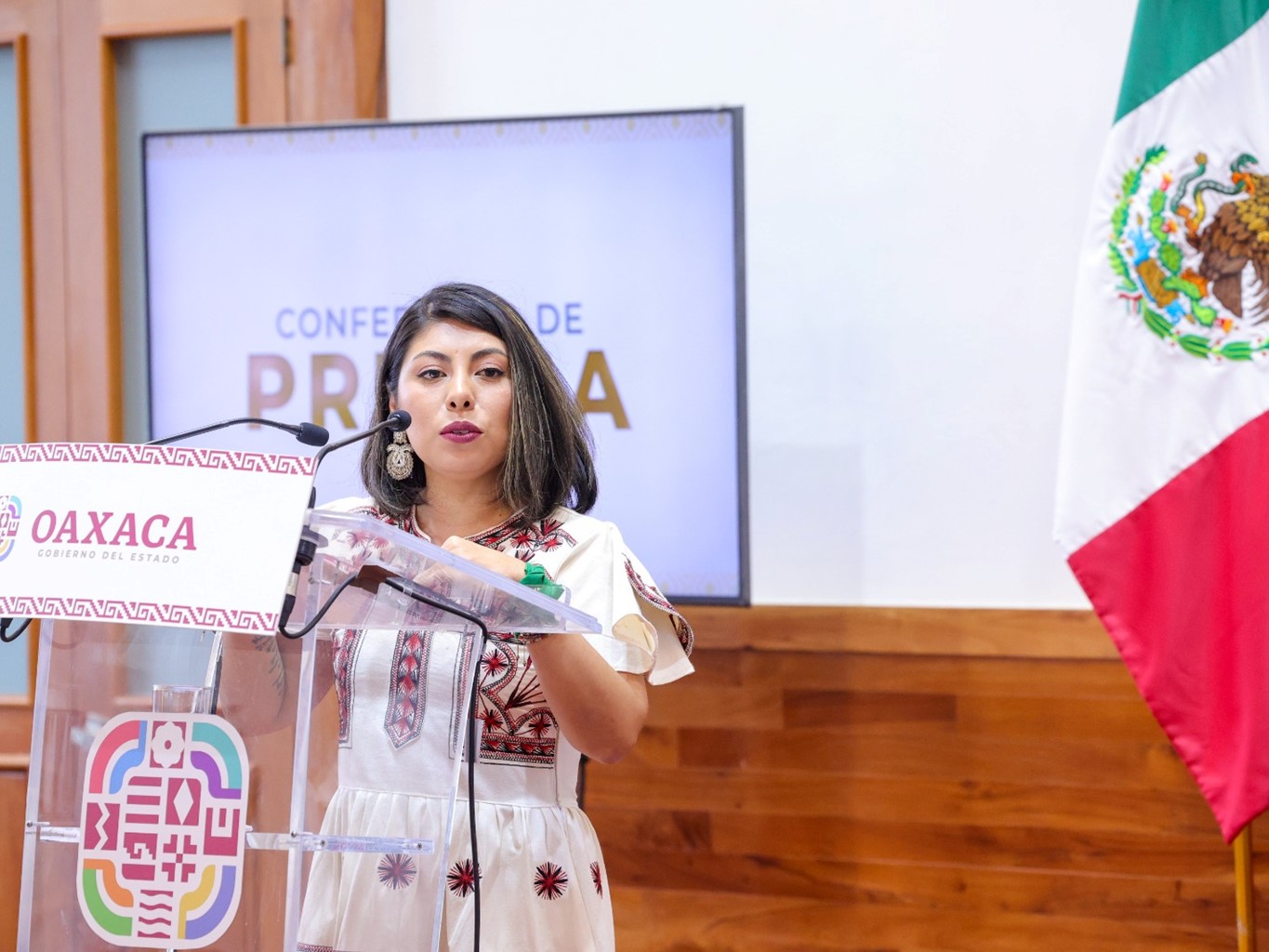 Designa Gobernador de Oaxaca a Anahí Sarmiento Pérez como titular de la Secretaría de las Mujeres