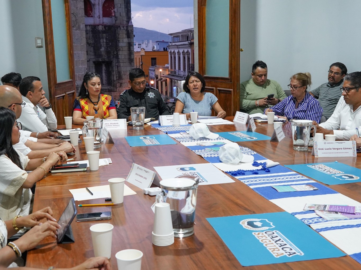 Continúan trabajos para garantizar la paz y seguridad durante el proceso electoral de Oaxaca