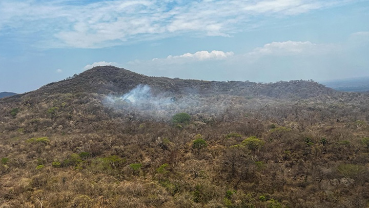 Reporte de avances en control y liquidación de incendios en los Chimalapas