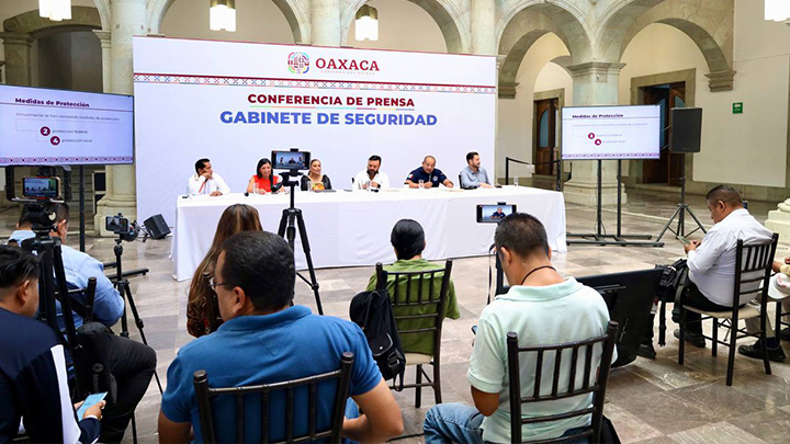 Mantienen acciones conjuntas para garantizar el bienestar de Oaxaca